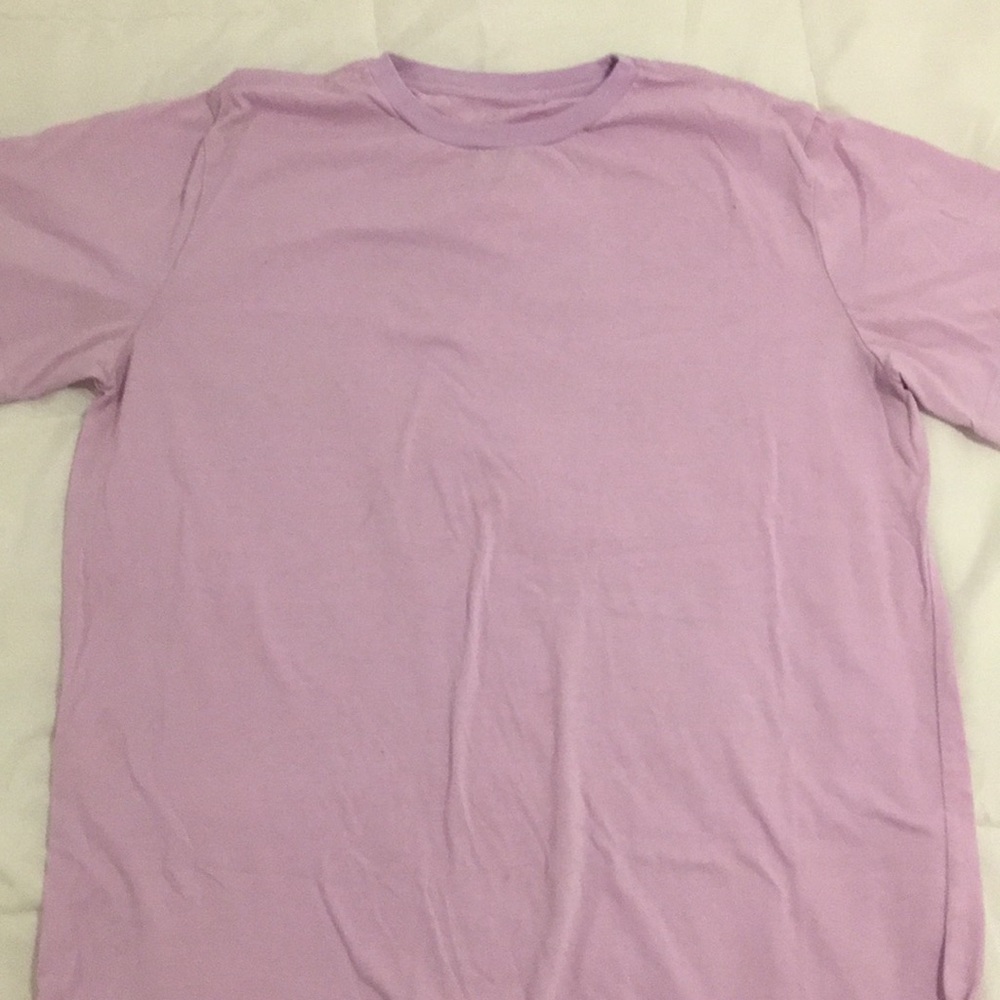 lavender and coral t-shirts